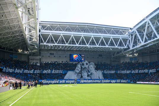 Djurgårdens med tifo