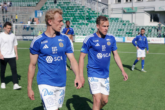 GIF Sundsvalls Pontus Lindgren och Pontus Engblom deppar