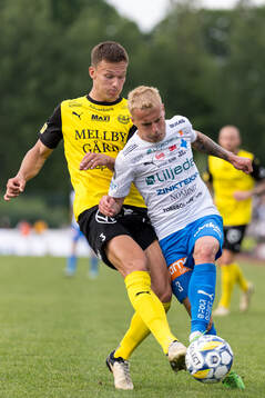 Mjällbys Arvid Brorsson och Värnamos Viktor Bergh