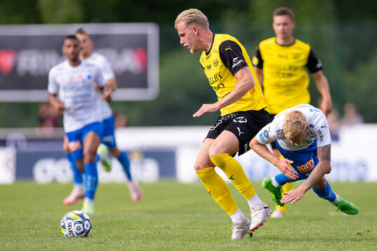 Mjällbys Herman Johansson och Värnamos Viktor Bergh