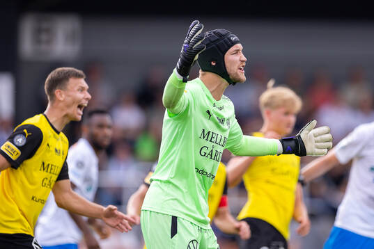 Mjällbys målvakt Noel Törnqvist
