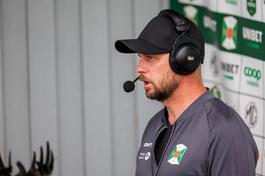 Varbergs tränare Tobias Linderoth