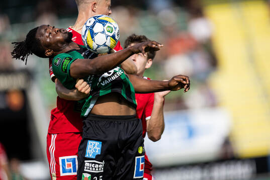 under fotbollsmatchen i Superettan mellan Varberg och