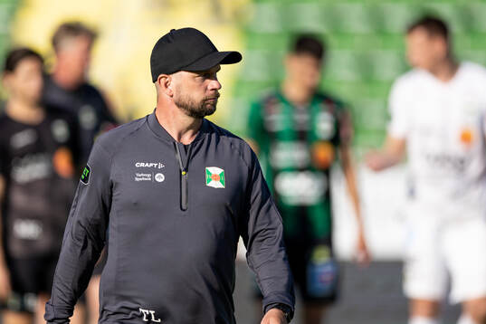 Varbergs tränare Tobias Linderoth