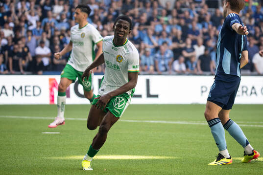 Hammarbys Bouzomana Toure jublar