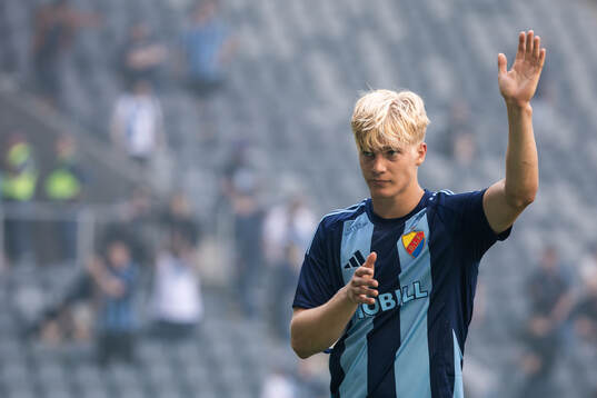Djurgårdens Lucas Bergvall deppar