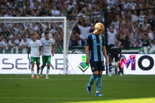 Djurgårdens Theo Bergvall deppar