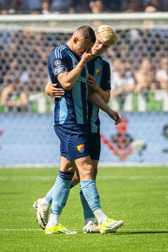Djurgårdens Piotr Johansson deppar