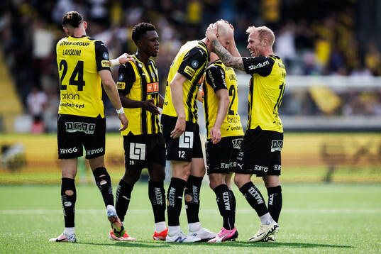 Häckens Valgeir Lunddal jublar