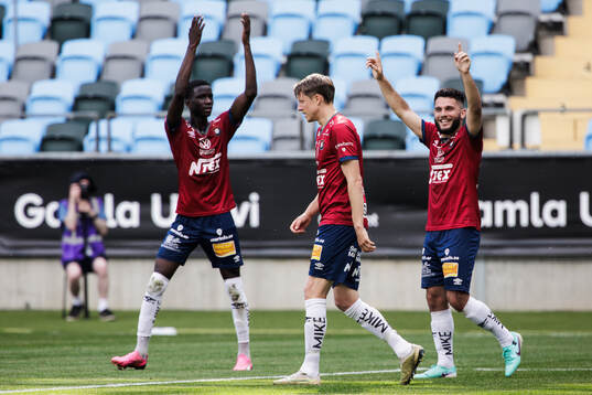 Örgrytes Abdoulaye Faye, Viktor Lundberg och Edi Sylisufaj