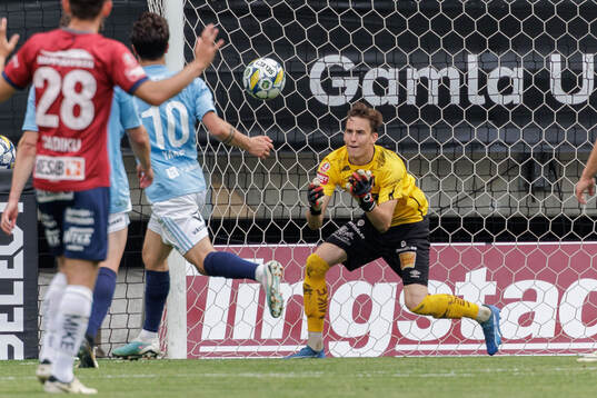 Örgrytes målvakt Hampus Gustafsson