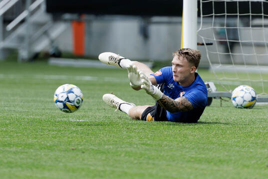 Örgrytes målvakt Hampus Gustafsson