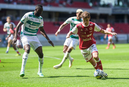 Västerås Frederic Nsabiyumva och Kalmars Jacob Trenskow