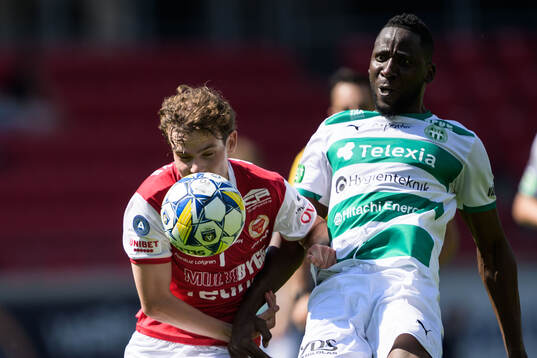 Kalmars Jacob Trenskow och Västerås Frederic Nsabiyumva