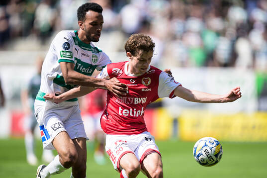 Västerås Alex Douglas och Kalmars Jacob Trenskow