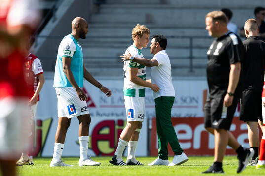 Västerås Herman Magnusson och tränare Kalle Karlsson