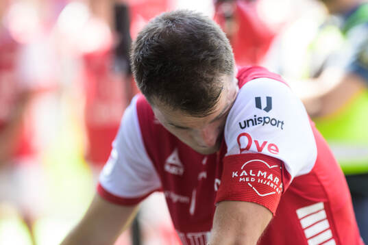 Kalmars Simon Skrabb deppar