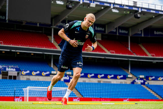 Erling Braut Haaland of the Norwegian national football team