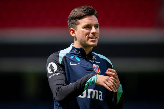 Hugo Vetlesen of the Norwegian national football team