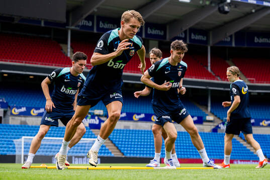 Martin Ødegaard of the Norwegian national football team