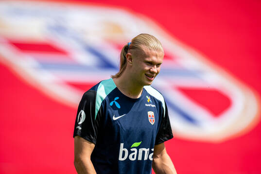 Erling Braut Haaland of the Norwegian national football team