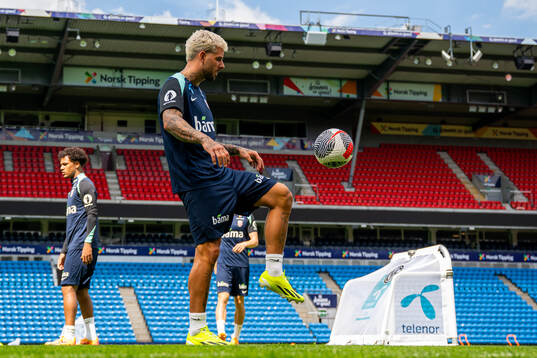 Aron Dønnum of the Norwegian national football team