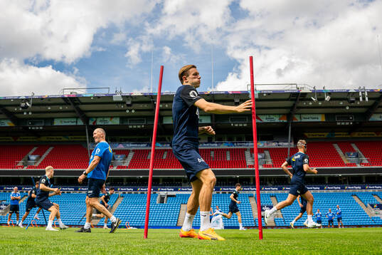 Marcus Holmgren Pedersen of the Norwegian national football