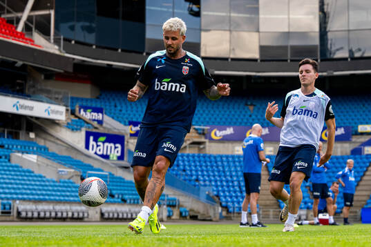 Aron Dønnum of the Norwegian national football team
