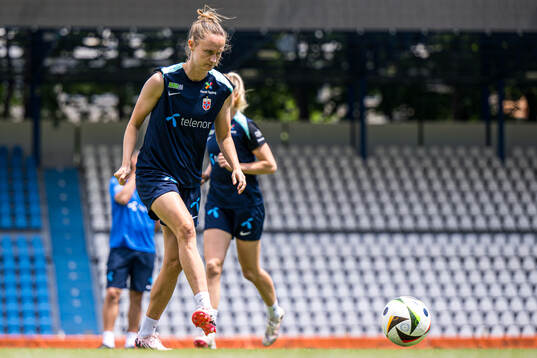 Caroline Graham Hansen of the Norwegian women's national