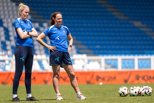 Gemma Grainger, head coach of the Norwegian women's