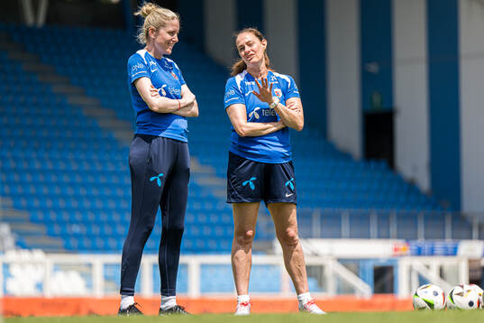 Gemma Grainger, head coach of the Norwegian women's