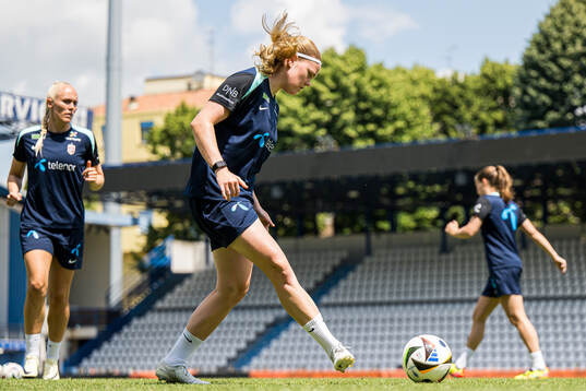 Signe Gaupset of the Norwegian women's national football