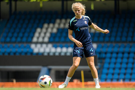 Justine Kvaleng Kielland of the Norwegian women's national
