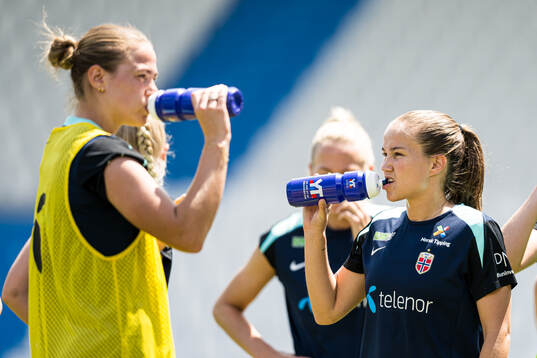 Guro Reiten of the Norwegian women's national football team