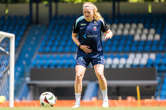Signe Gaupset of the Norwegian women's national football