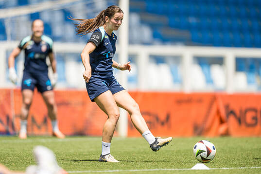 Tuva Hansen of the Norwegian women's national football team