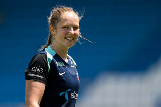 Aurora Mikalsen of the Norwegian women's national football