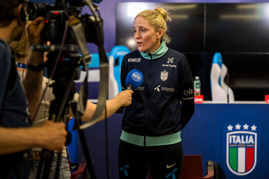 Gemma Grainger, head coach of the Norwegian women's