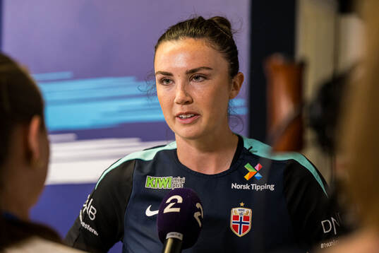 Ingrid Syrstad Engen of the Norwegian women's national