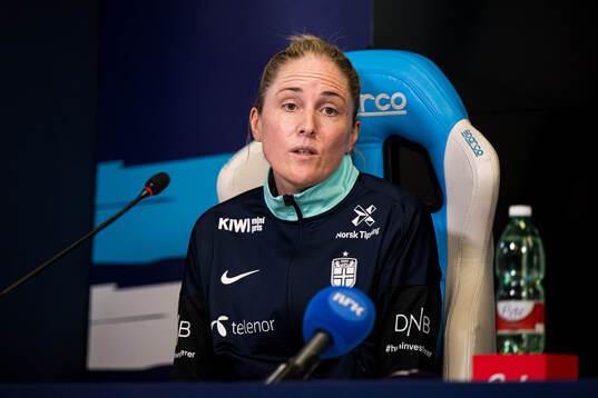 Gemma Grainger, head coach of the Norwegian women's