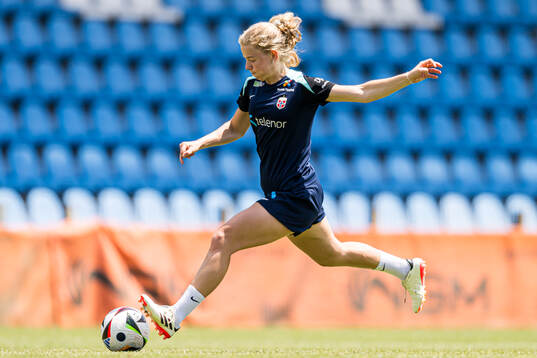 Justine Kvaleng Kielland of the Norwegian women's national