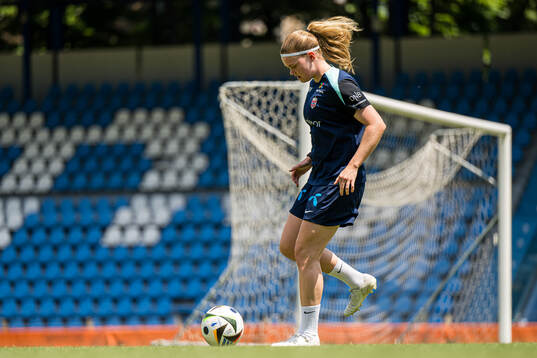 Signe Gaupset of the Norwegian women's national football