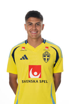 Matteo Perez Vinlöf of the Swedish national football team