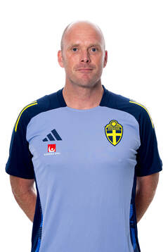 Calle Persson, physiotherapist  of the Swedish national