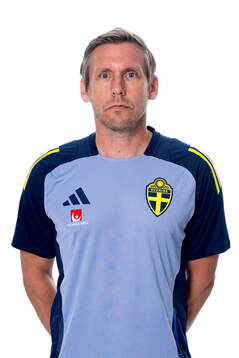 of the Swedish national football team poses for a portrait