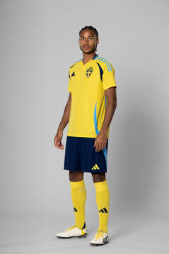 Jens Cajuste of the Swedish national football team poses