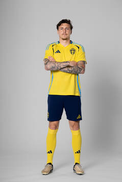 Victor Nilsson Lindelöf of the Swedish national football