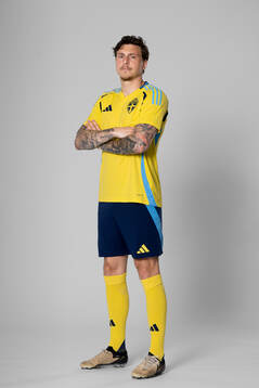 Victor Nilsson Lindelöf of the Swedish national football