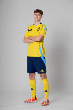Williot Swedberg of the Swedish national football team