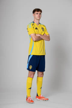 Williot Swedberg of the Swedish national football team